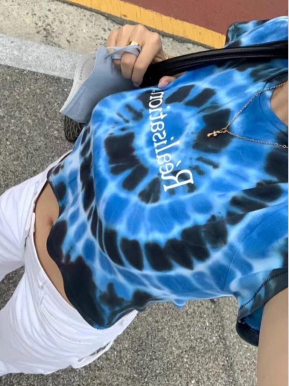 NWT Realisation Par Tie Dye Logo Tee